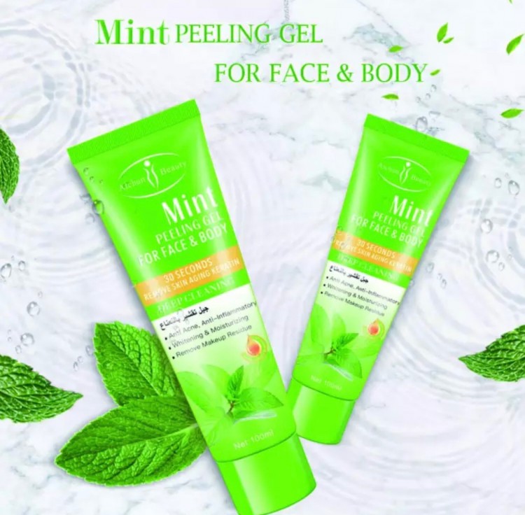 Aichun Beauty Пилинг - гель для лица и тела Mint восстановление кожи Мята,100г