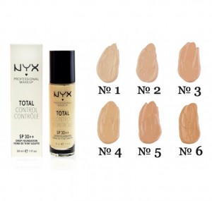 Тональная Основа NYX Total Control 30ml