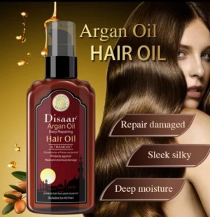 Disaar Аргановое масло для волос ультраувлажнение UVзащита, термозащита, восстановление 120мл 