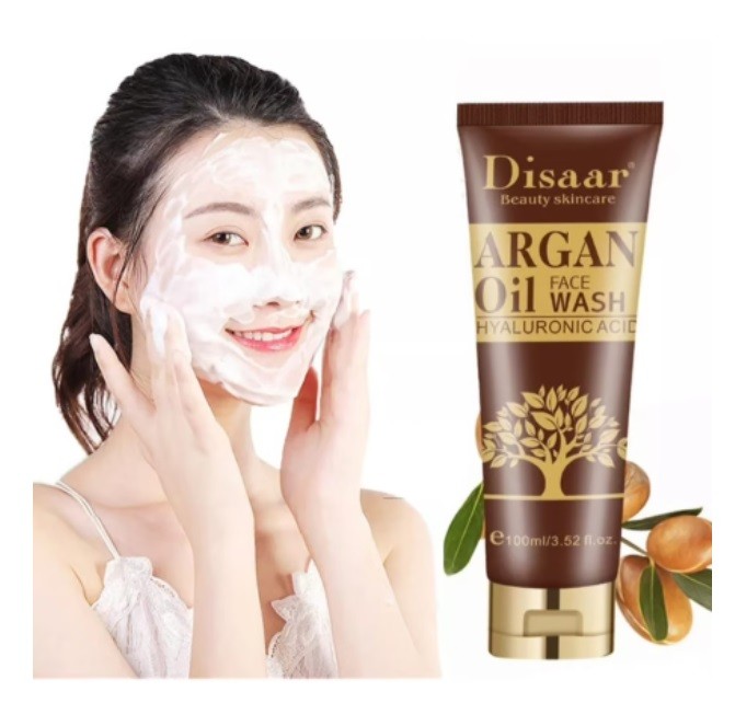 Disaar очищающее средство для умывания с аргоновым маслом и гиалуроновой кислотой 100 мл   Disaar очищающее средство для умывания с аргоновым маслом и гиалуроновой кислотой 100 мл